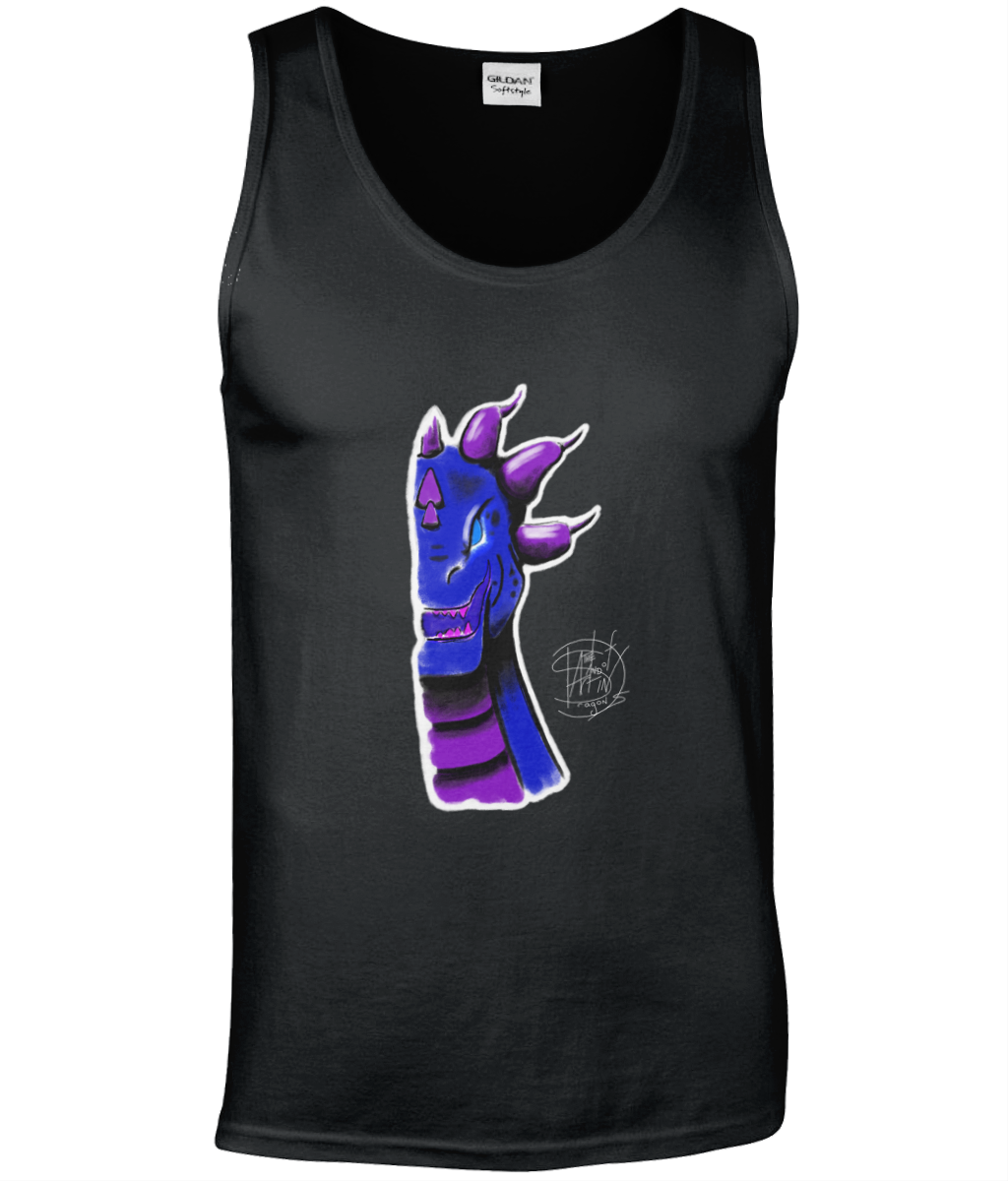 Gildan GD012 Softstyle Adult Tank Top Roarsome Purple