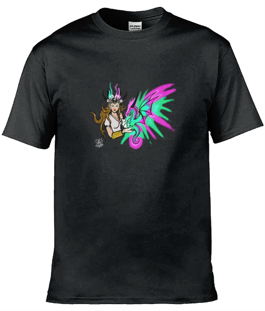 Gildan GD001 Softstyle Adult Ringspun T-Shirt Dragon Queen