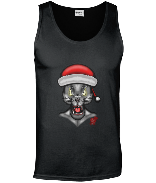 Gildan GD012 Softstyle Adult Tank Top Christmas Wolf