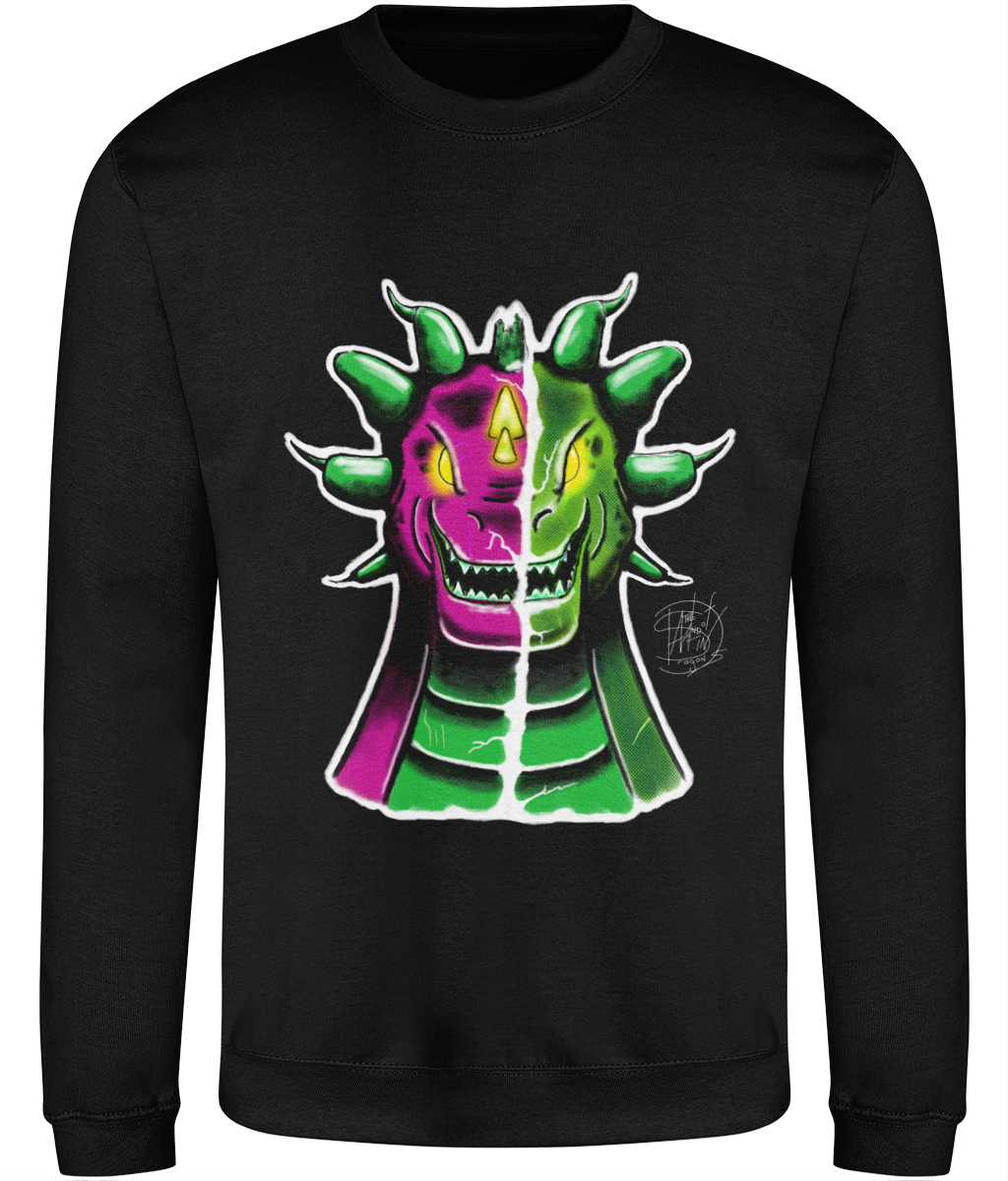 AWDis JH030 Sweatshirt Split Rex Pink Green