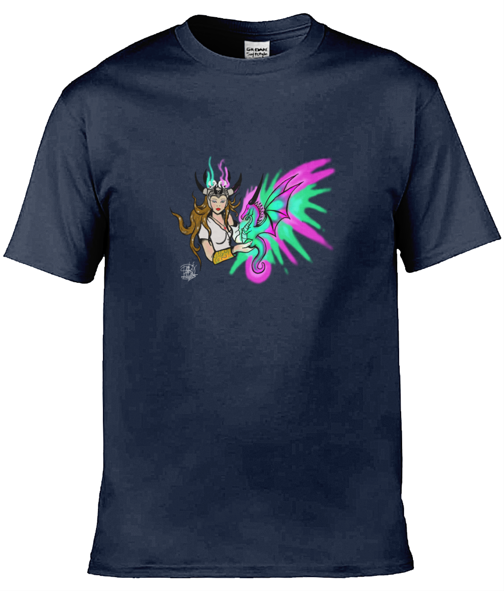 Gildan GD001 Softstyle Adult Ringspun T-Shirt Dragon Queen