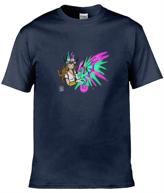 Gildan GD001 Softstyle Adult Ringspun T-Shirt Dragon Queen