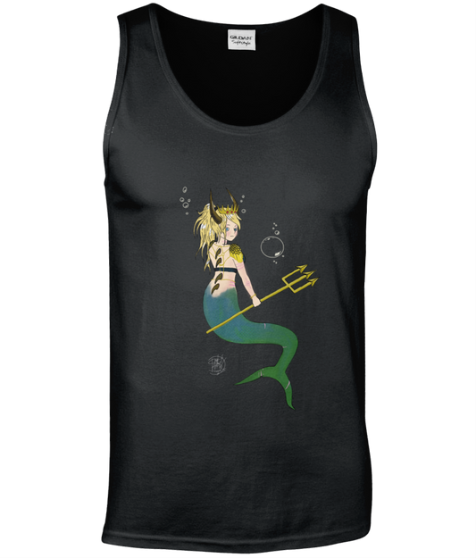 Gildan GD012 Softstyle Adult Tank Top Royal May Mermaid