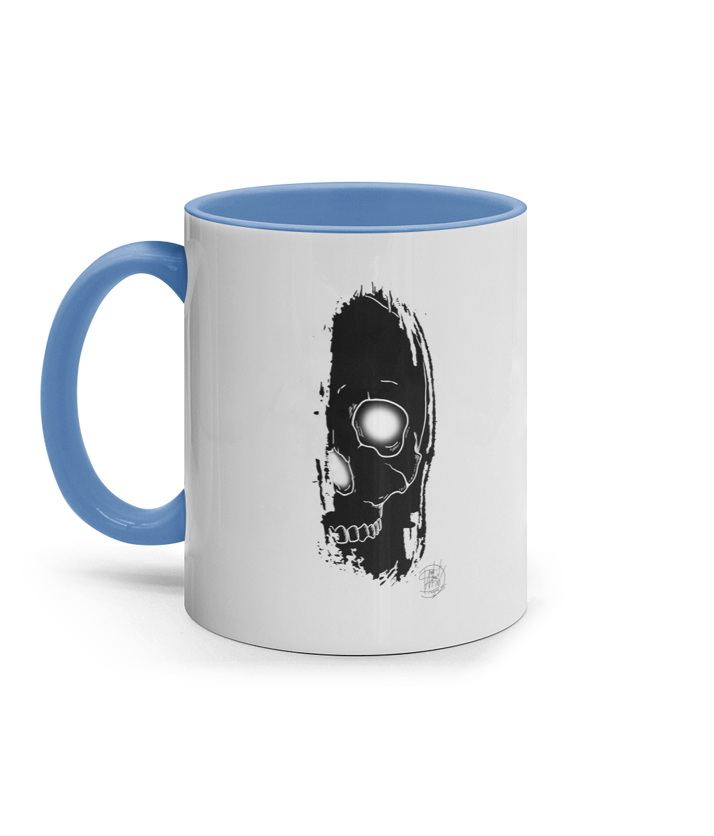 11oz Coloured Inner & Handle Mug Brush Skull Black Logo Brush Skull Black Logo Brush Skull Black Logo