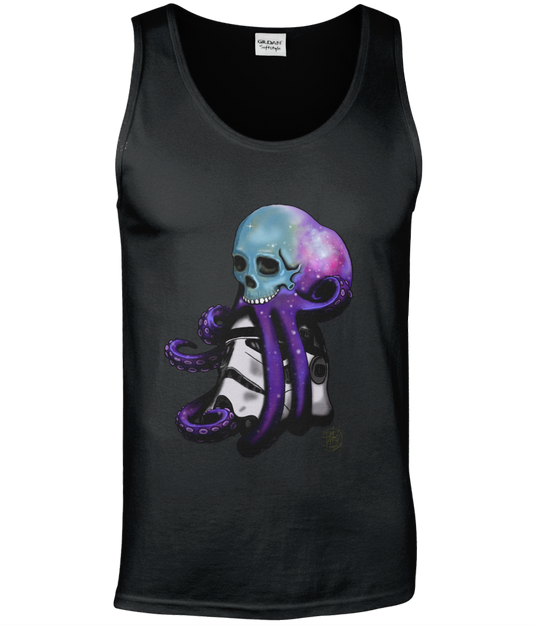 Gildan GD012 Softstyle Adult Tank Top Skully Galaxy