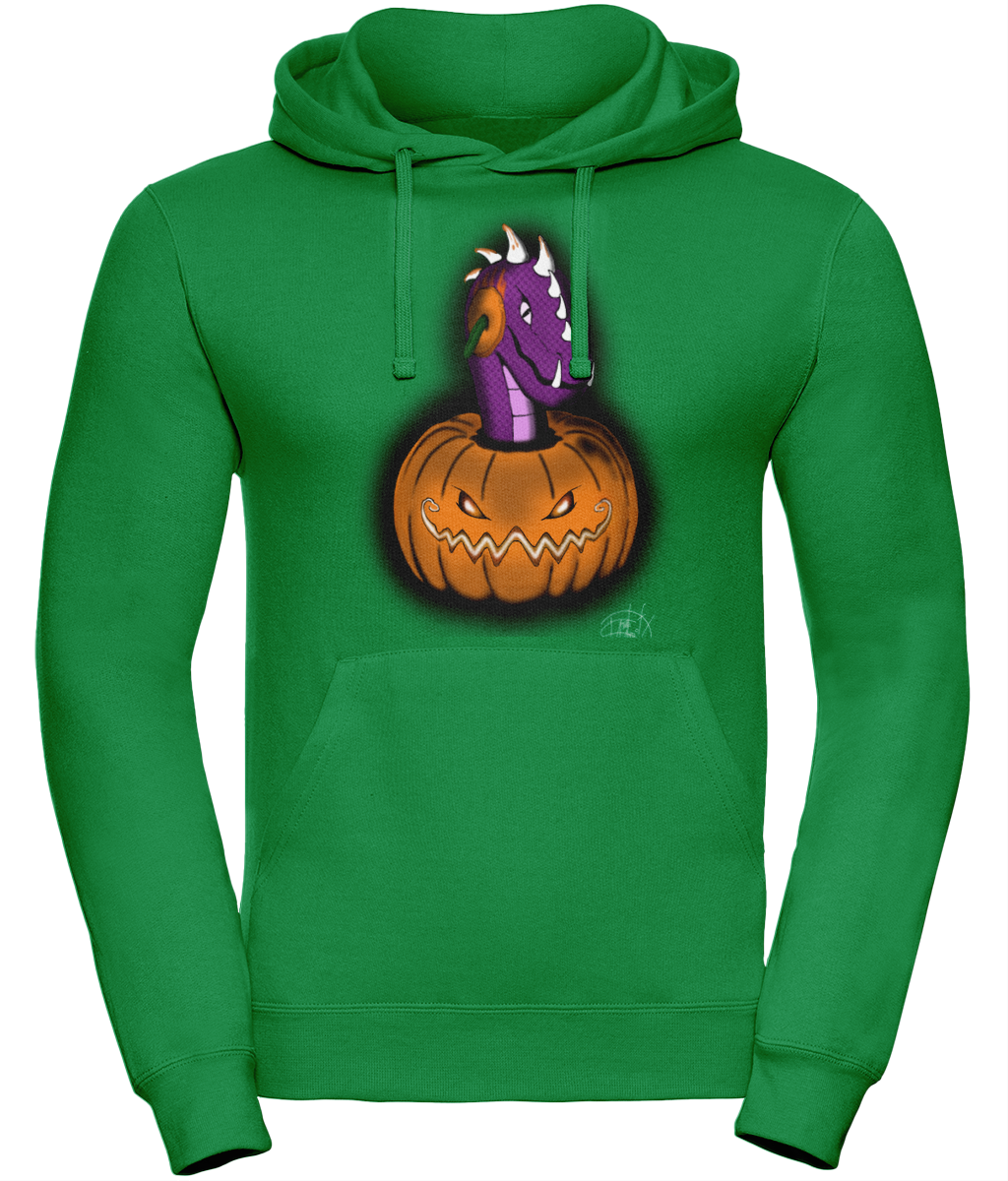 Uneek UC509 Hoodie Halloween Pumpkin Peekaboo Dargon