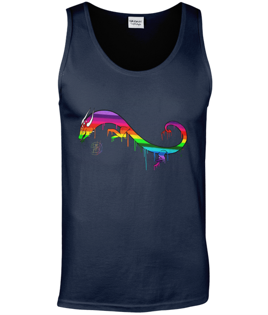 Gildan GD012 Softstyle Adult Tank Top Pride Dragon