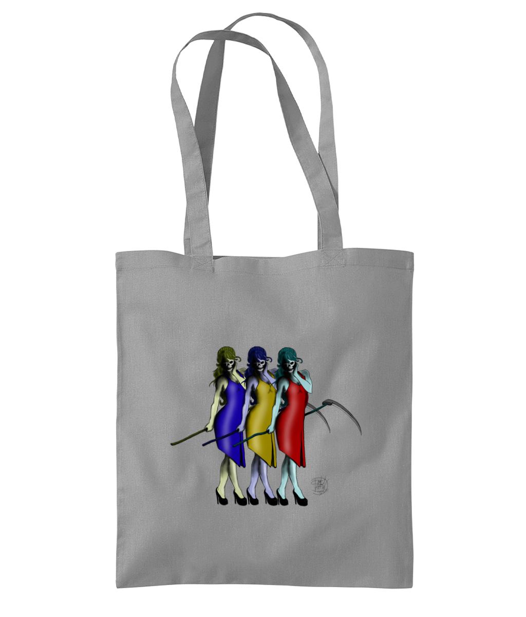 Westford Mill WM261 Organic Premium Cotton Tote Lady Death Triple