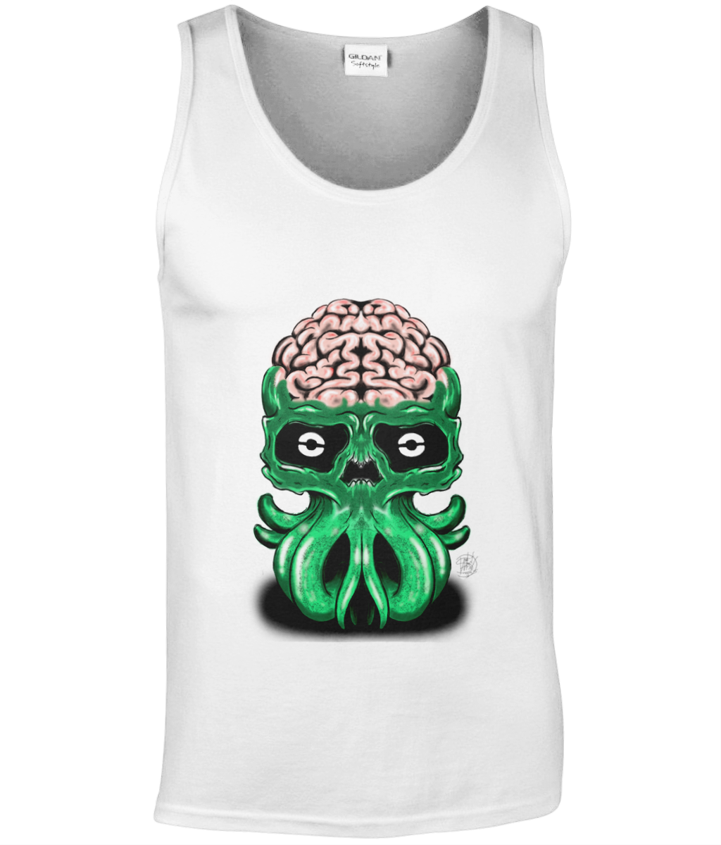 Gildan GD012 Softstyle Adult Tank Top Octo Brainy