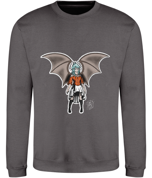 AWDis JH030 Sweatshirt Sapphire Demon Lady