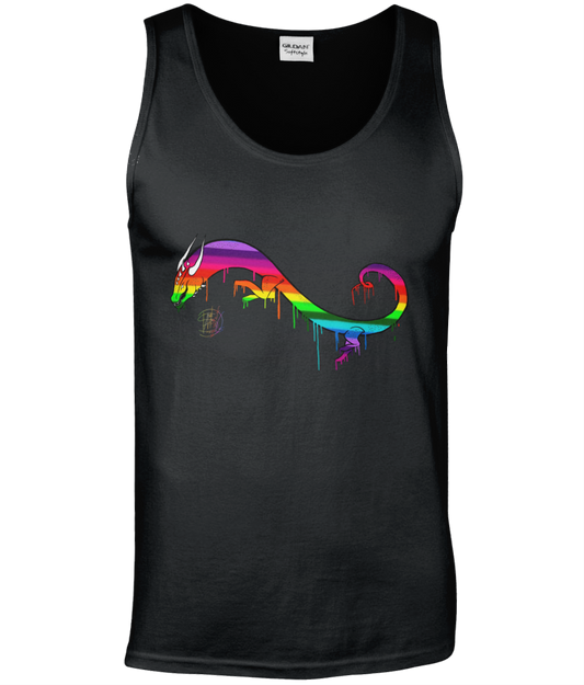 Gildan GD012 Softstyle Adult Tank Top Pride Dragon