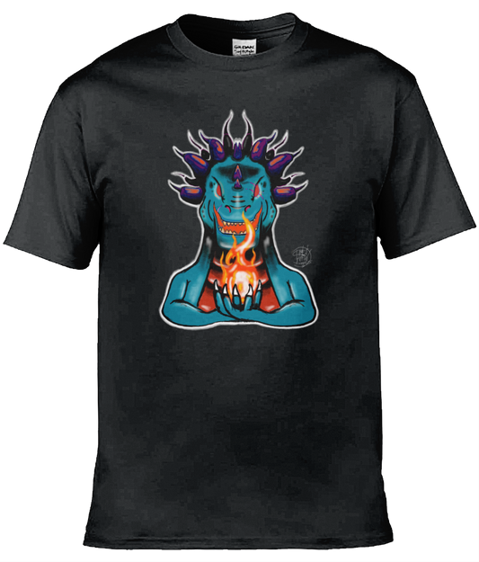 Gildan GD001 Softstyle Adult Ringspun T-Shirt Hold Fire Turquoise