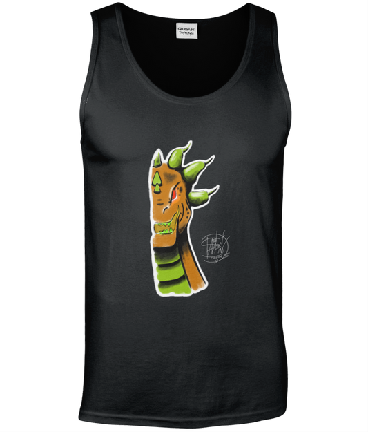 Gildan GD012 Softstyle Adult Tank Top Roarsome Orange