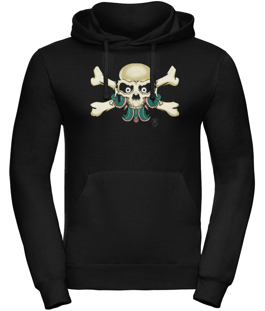 Uneek UC509 Hoodie Skull and Cross Bones