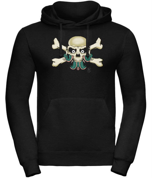 Uneek UC509 Hoodie Skull and Cross Bones