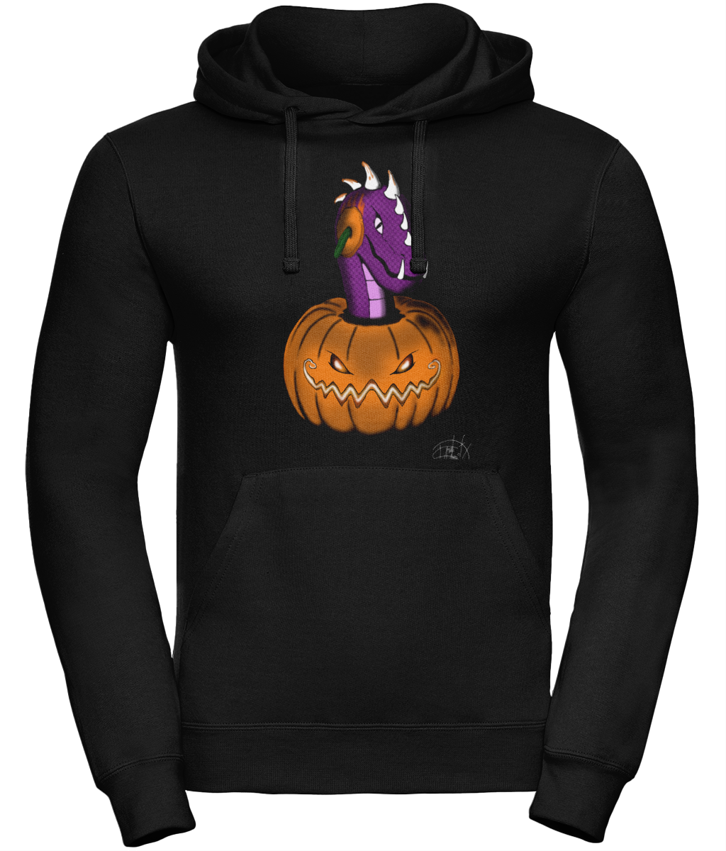 Uneek UC509 Hoodie Halloween Pumpkin Peekaboo Dargon