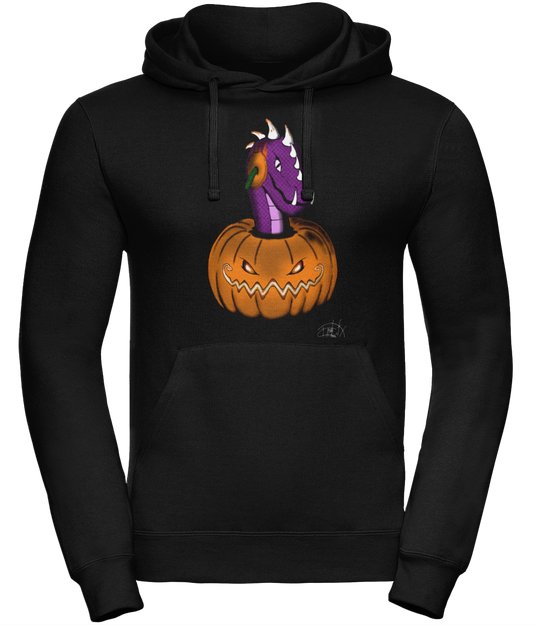 Uneek UC509 Hoodie Halloween Pumpkin Peekaboo Dargon