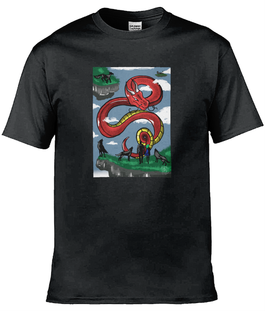 Gildan GD001 Softstyle Adult Ringspun T-Shirt Family Dragon 3