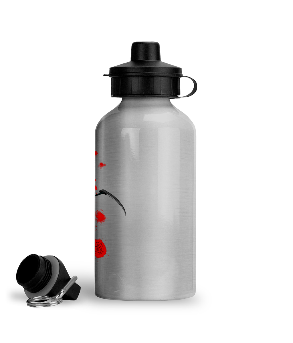 Aluminium Water Bottle Lady Death Red Blood