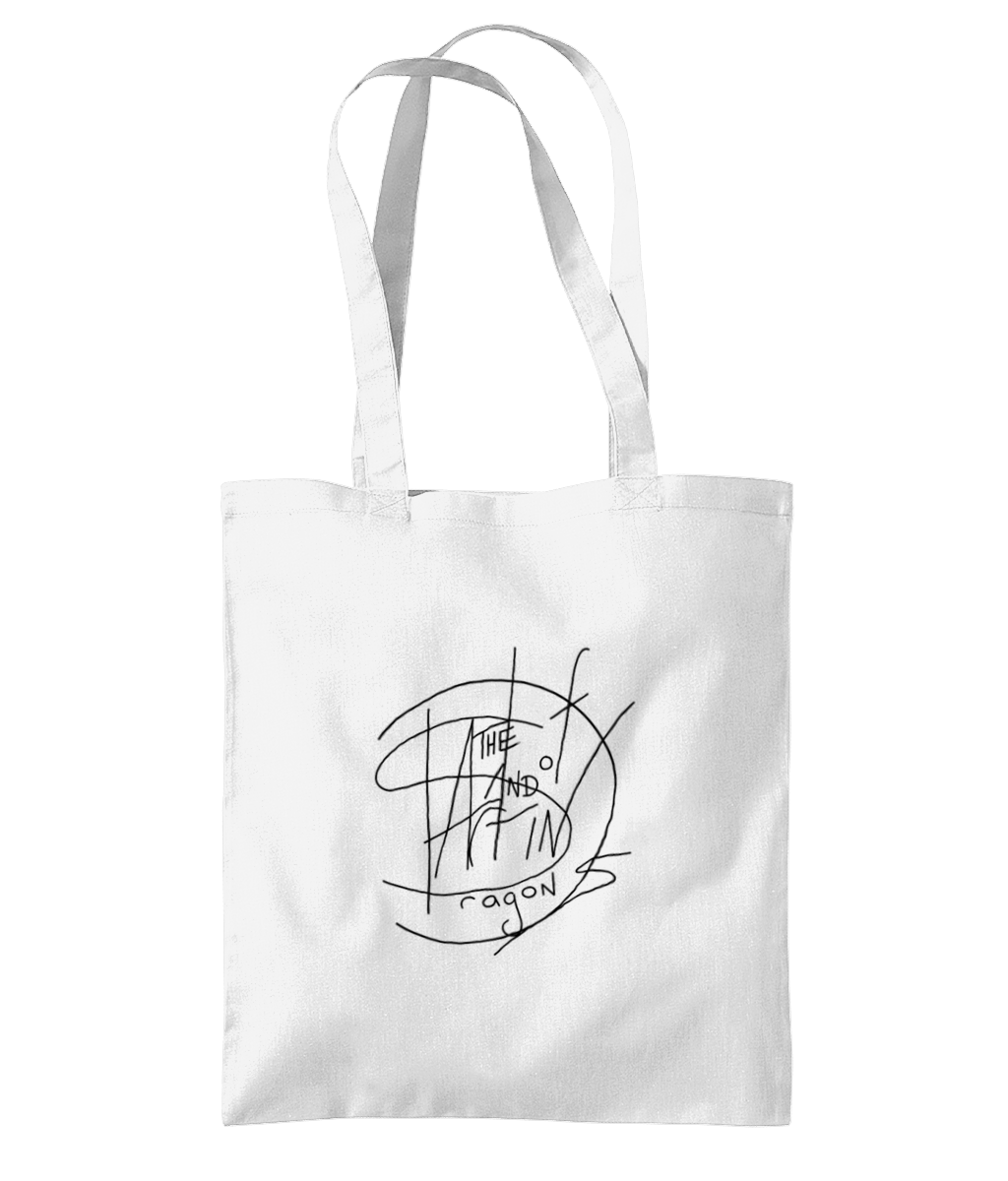 Westford Mill WM261 Organic Premium Cotton Tote Logo Black