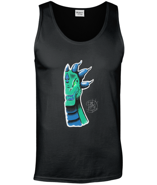 Gildan GD012 Softstyle Adult Tank Top Roarsome Blue