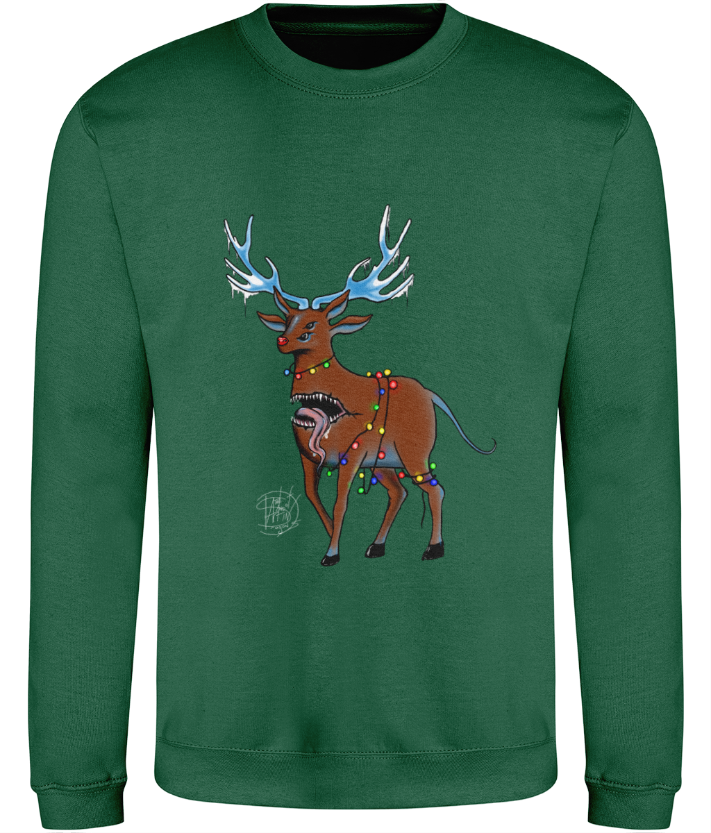 AWDis JH030 Sweatshirt Christmas Reindeer