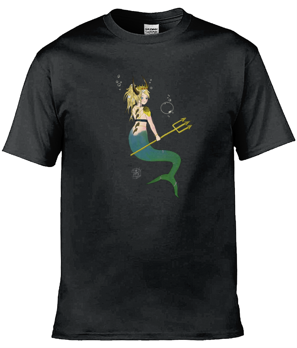 Gildan GD001 Softstyle Adult Ringspun T-Shirt Royal May Mermaid