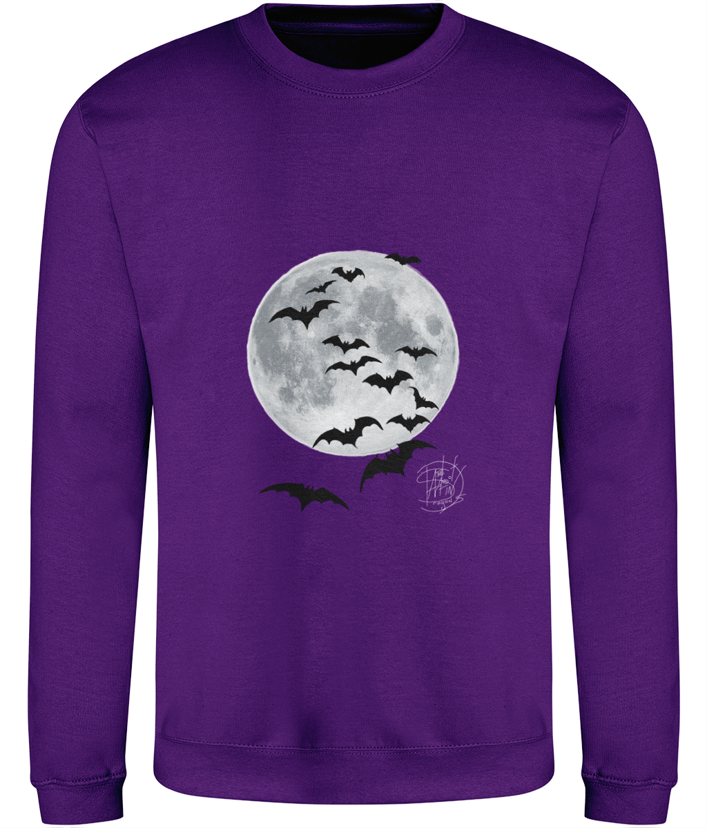 AWDis JH030 Sweatshirt Halloween Bats