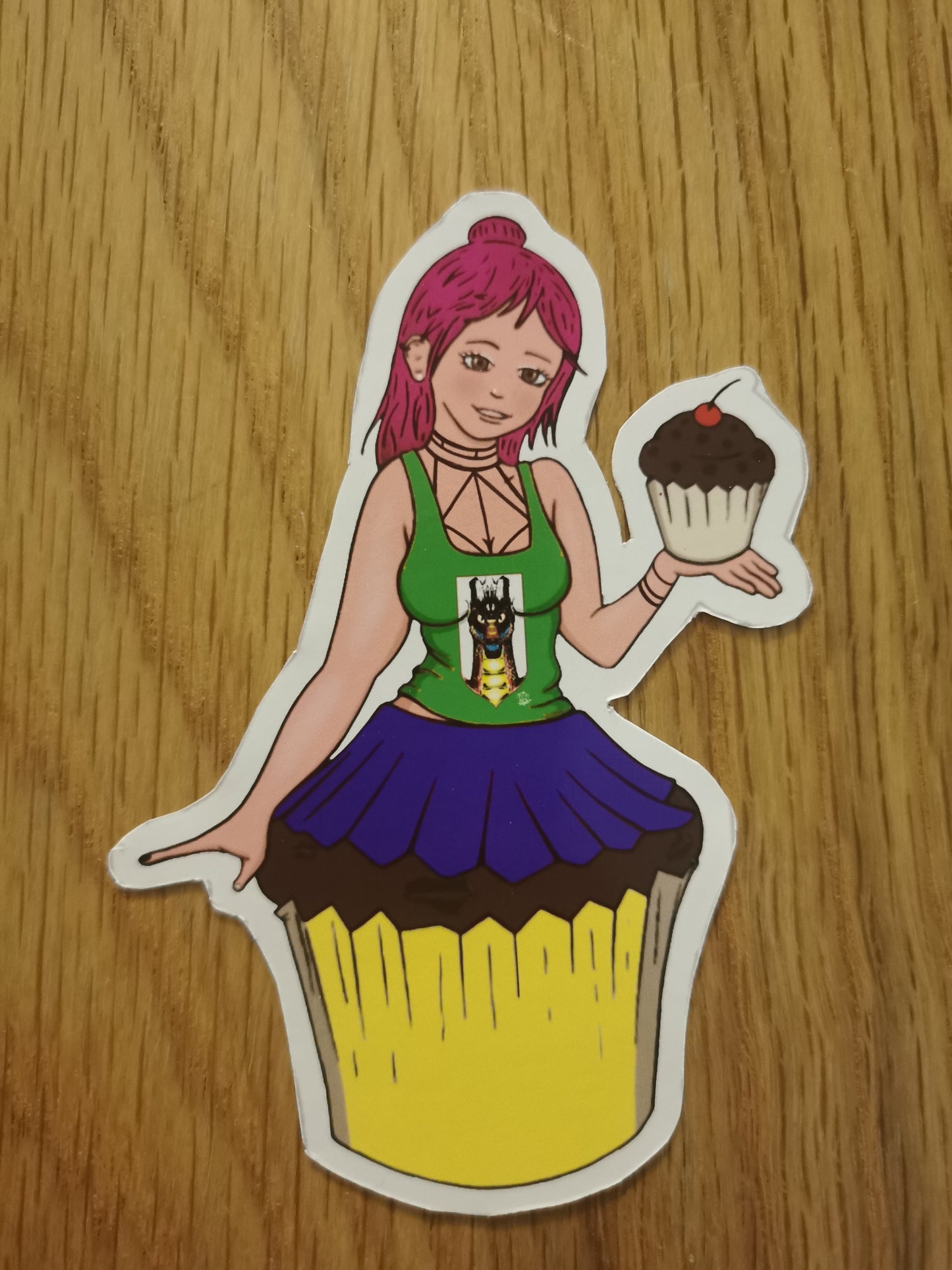 sticker pack of 13 // cupcake girls // vinyl stickers