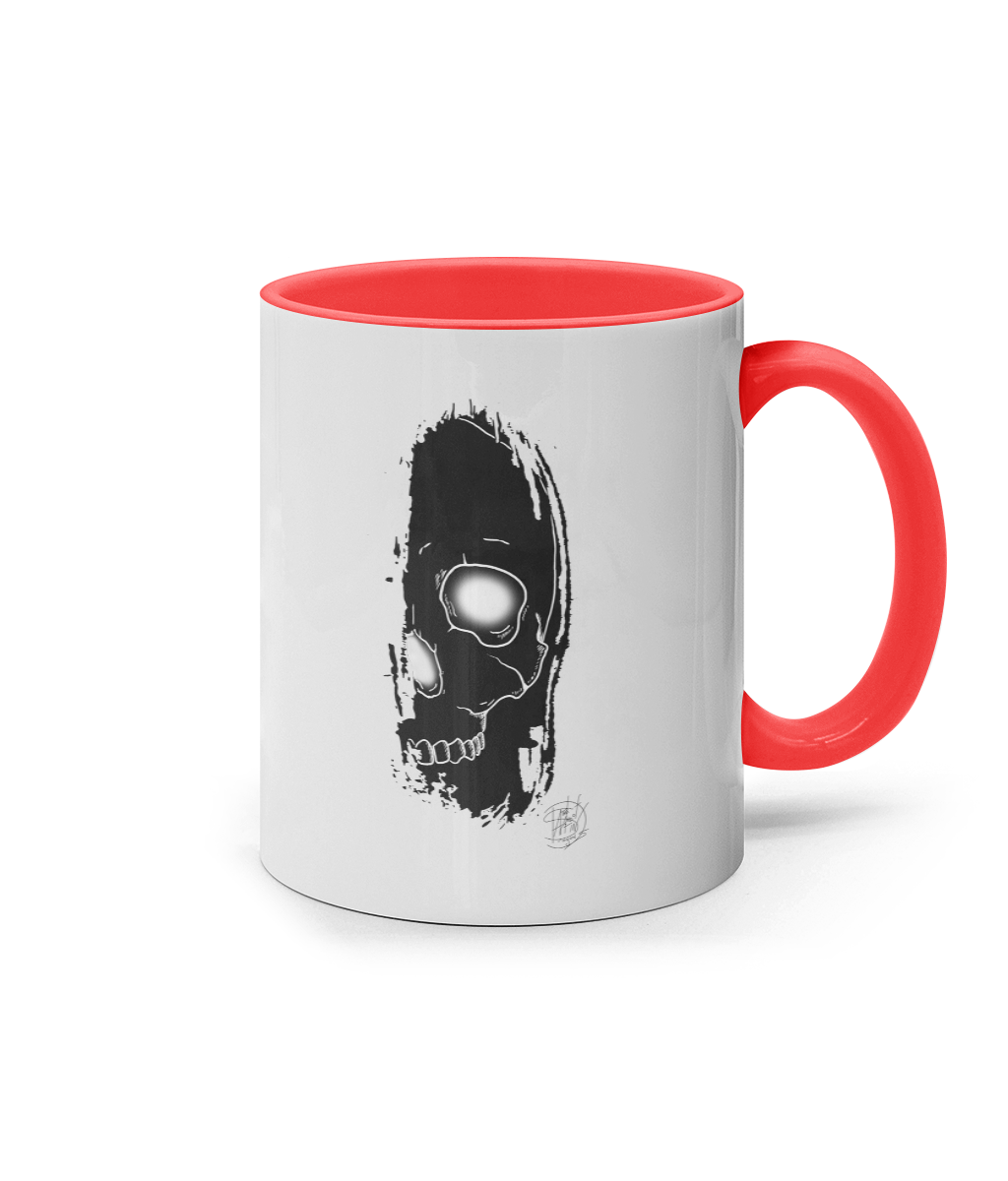 11oz Coloured Inner & Handle Mug Brush Skull Black Logo Brush Skull Black Logo Brush Skull Black Logo