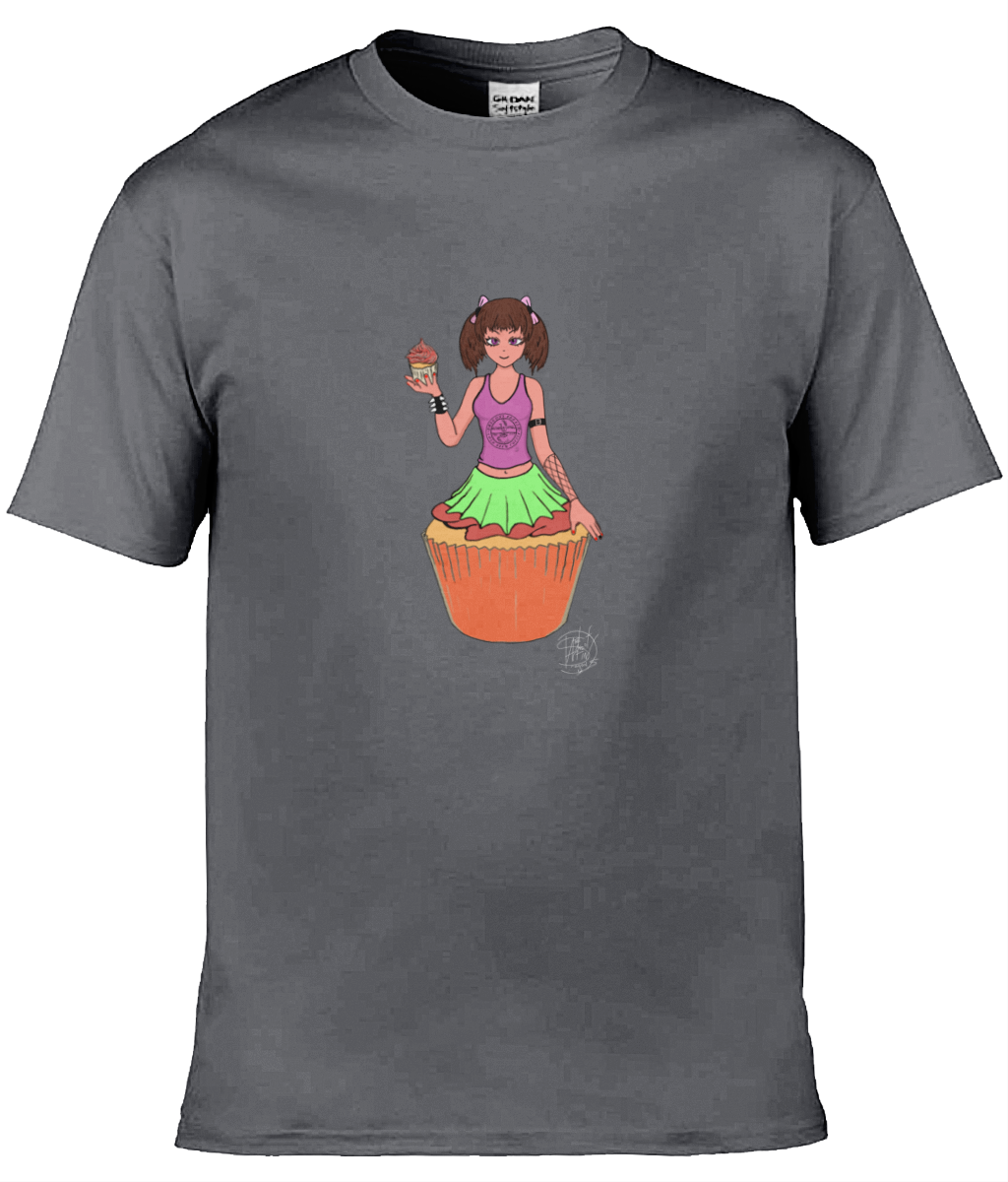 Gildan GD001 Softstyle Adult Ringspun T-Shirt Cupcake Girl 2