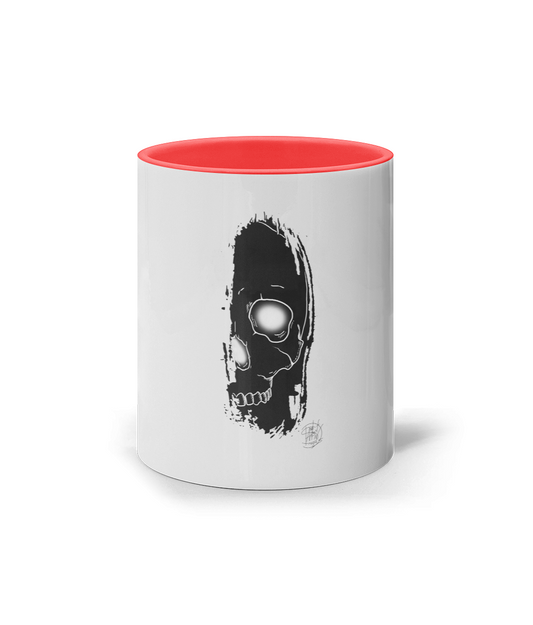 11oz Coloured Inner & Handle Mug Brush Skull Black Logo Brush Skull Black Logo Brush Skull Black Logo