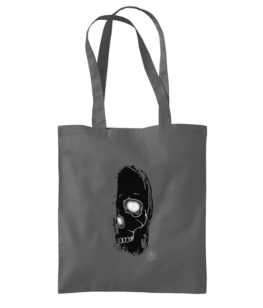 Westford Mill WM261 Organic Premium Cotton Tote Brush Skull