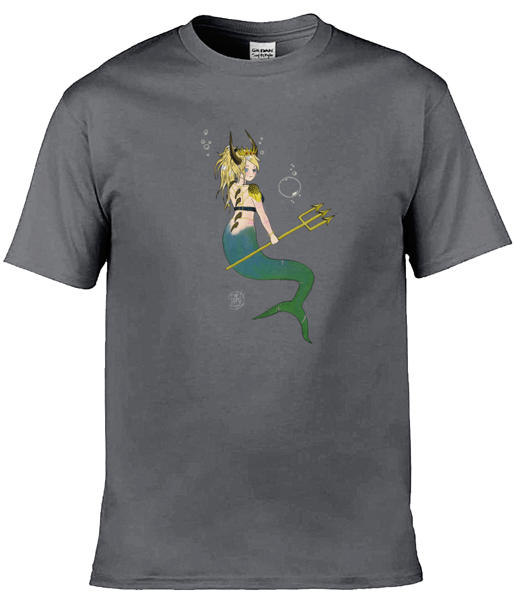 Gildan GD001 Softstyle Adult Ringspun T-Shirt Royal May Mermaid