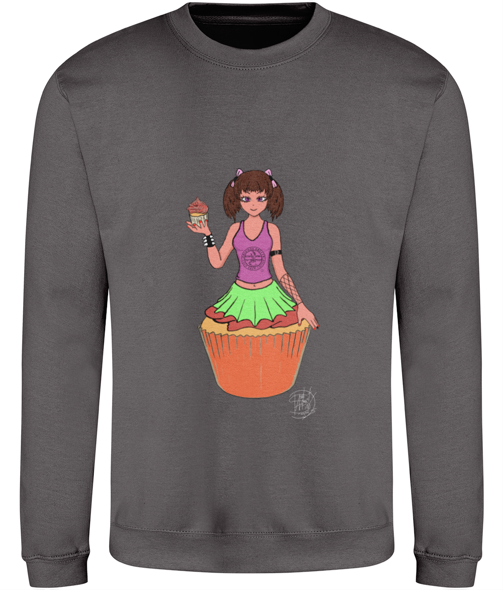 AWDis JH030 Sweatshirt Cupcake Girl 2