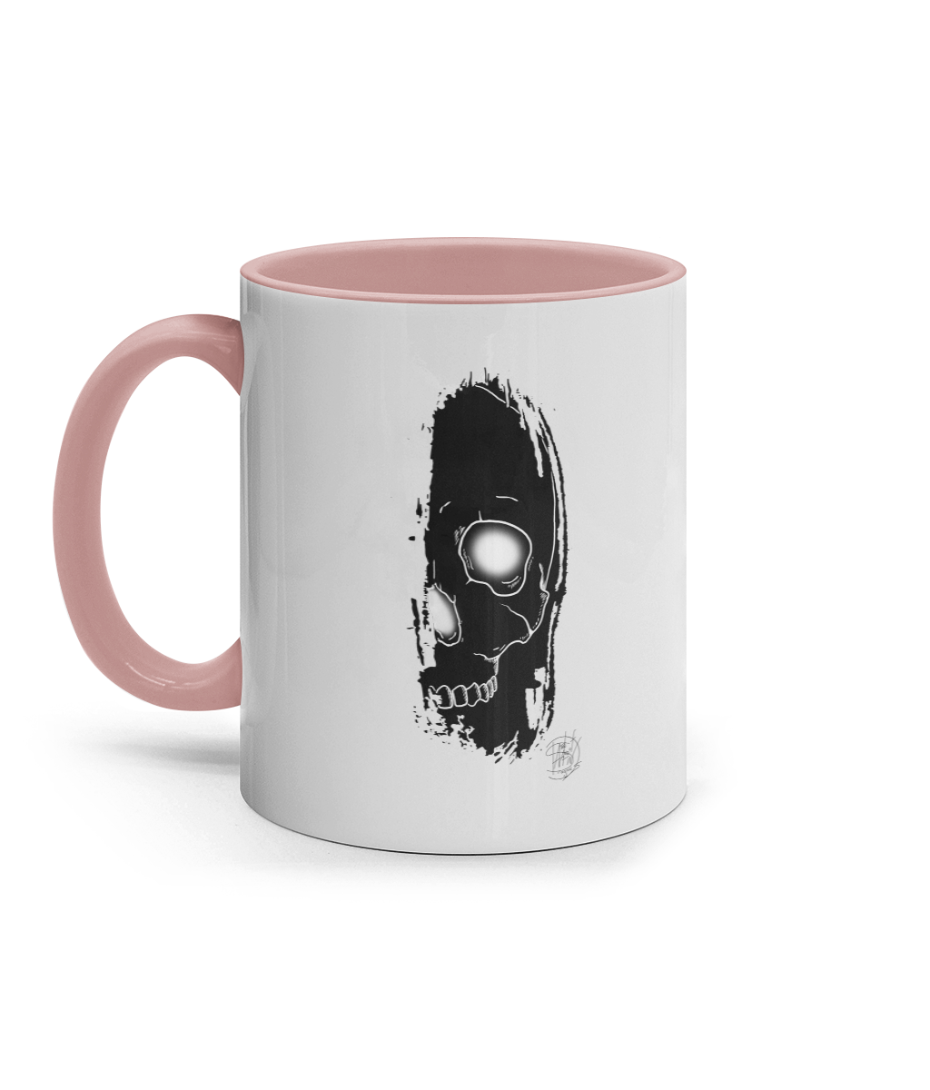 11oz Coloured Inner & Handle Mug Brush Skull Black Logo Brush Skull Black Logo Brush Skull Black Logo