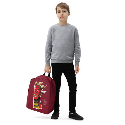 Minimalist Backpack Royal Roarsome Red
