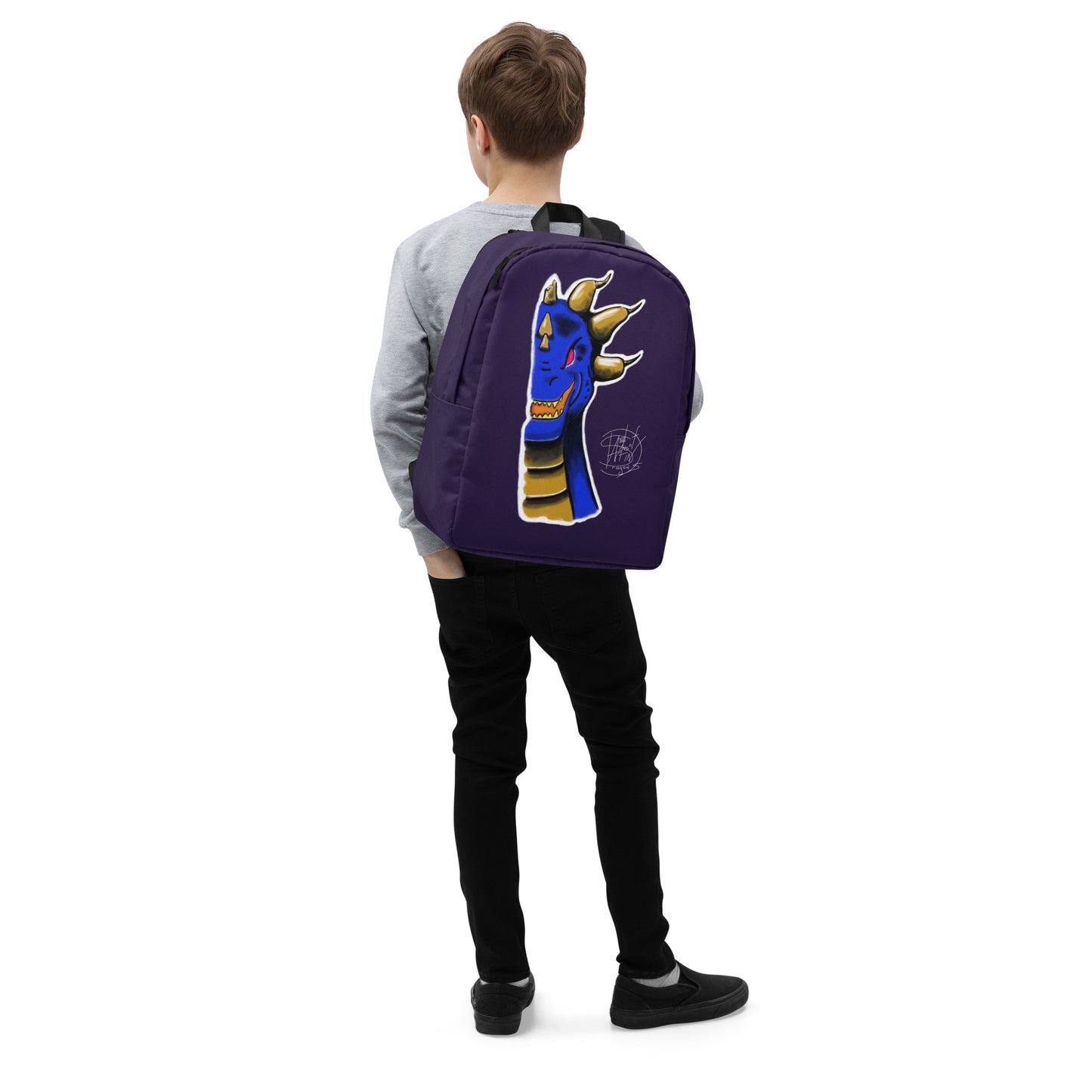 Minimalist Backpack Royal Roarsome Blue