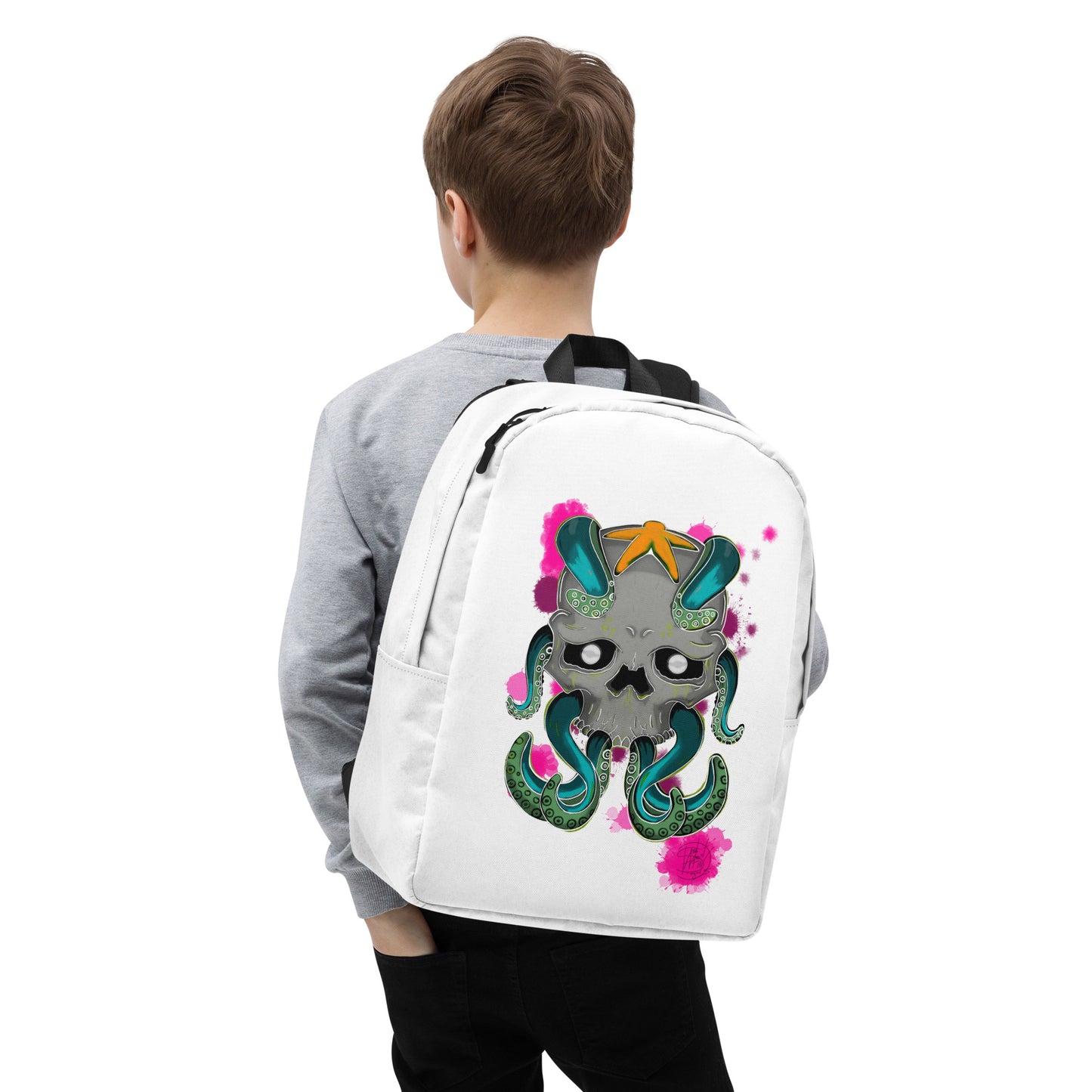 Minimalist Backpack Octo Neon