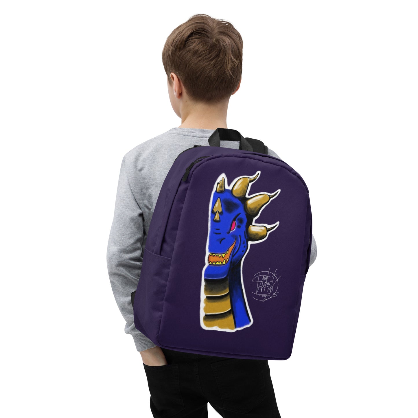 Minimalist Backpack Royal Roarsome Blue