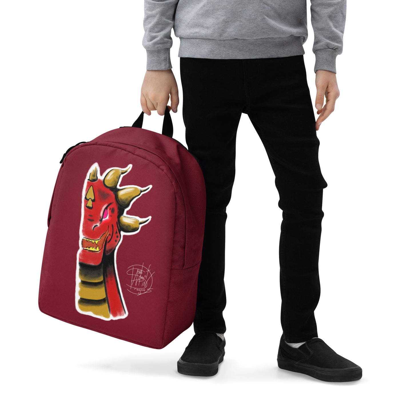 Minimalist Backpack Royal Roarsome Red