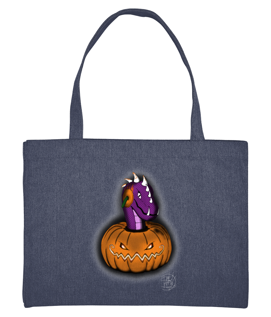 Stanley/Stella SX062 Woven Shopping Bag Halloween Pumpkin Peekaboo Dargon