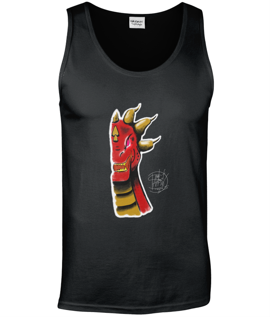 Gildan GD012 Softstyle Adult Tank Top Royal Roarsome Red