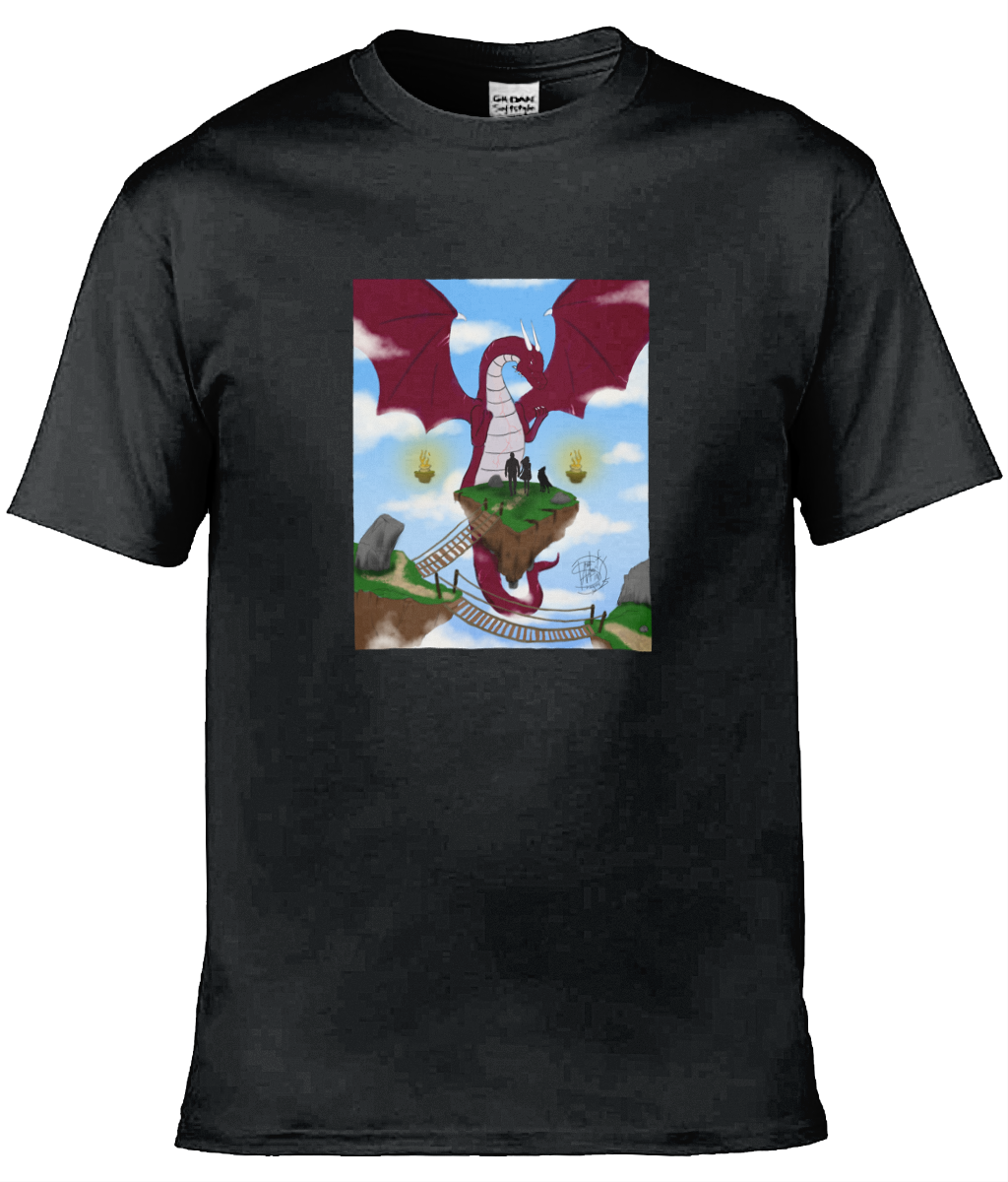 Gildan GD001 Softstyle Adult Ringspun T-Shirt Family Dragon 2