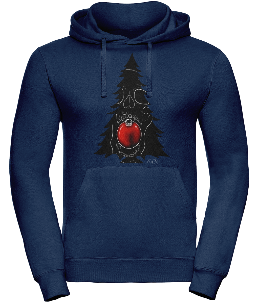 Uneek UC509 Hoodie Christmas Skull