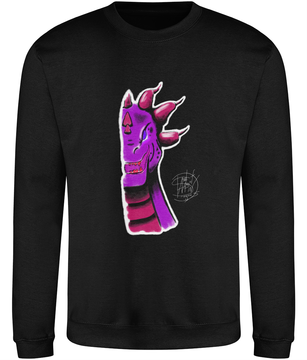 AWDis JH030 Sweatshirt Roarsome Pink