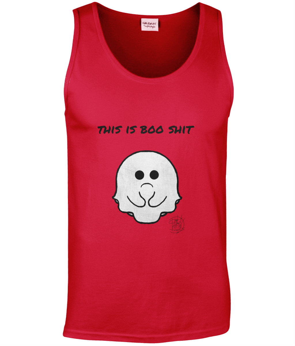 Gildan GD012 Softstyle Adult Tank Top Halloween Boo