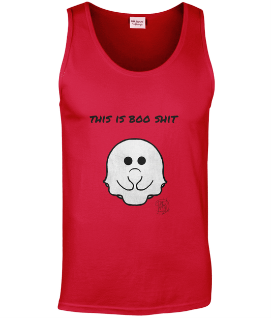 Gildan GD012 Softstyle Adult Tank Top Halloween Boo