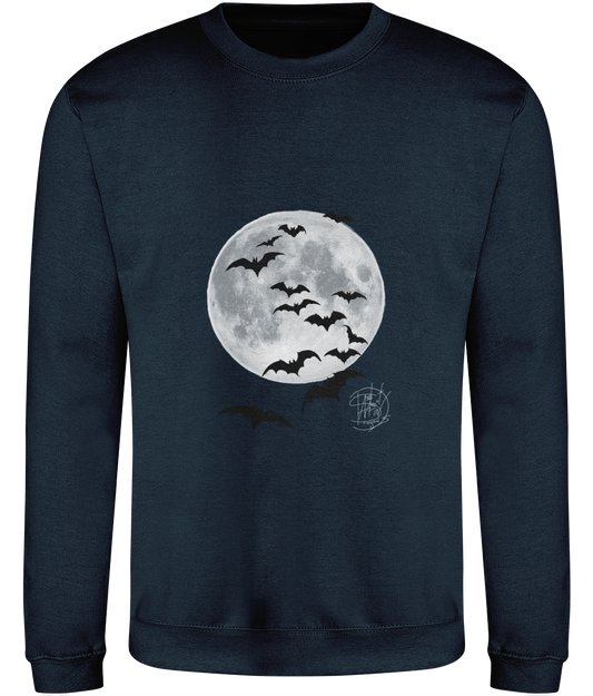 AWDis JH030 Sweatshirt Halloween Bats