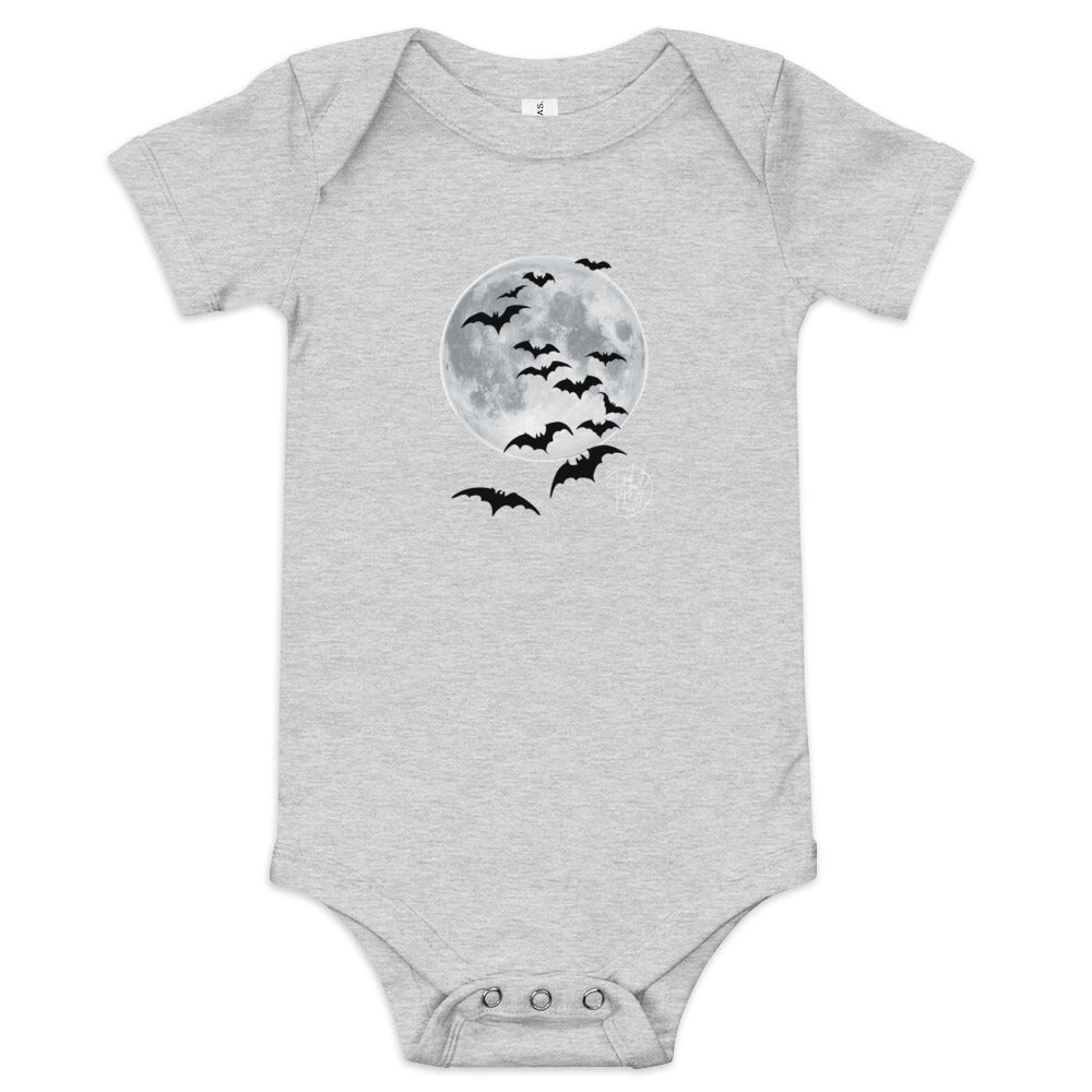 Baby short sleeve one piece Halloween Bats